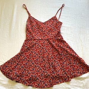 Floral Print Strappy Sundress